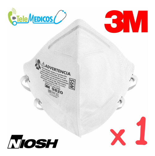 Tapabocas Mascarilla N95 3m 9820