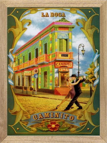 Caminito Fileteado Cuadros  Posters          M728