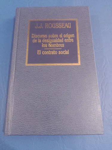 comprar El Contrato Social \u002F Discurso Sobre El Origen... Rousseau 