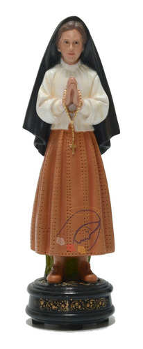 Imagem Pastorinhos De Fátima 20cm Resina Costalite Florença Cor Verde - Marrom - Rosado