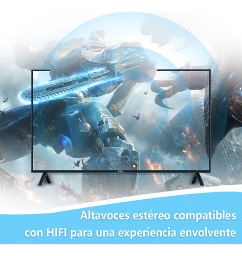 Pantalla Smart Tv 32 Pulgadas Android Tv Gell 32 Televisores (Usado)
