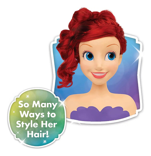 Ariel Cabeza Mini De La Princesa Disney Princess