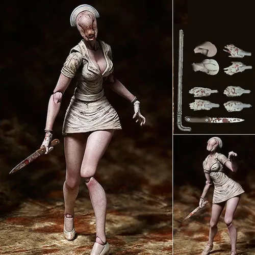 Silent Hill-Boneca de Enfermeira Sem Rosto, Cabeça Triangular, Pirâmide  Vermelha, Filme Móvel, Mão Periférica, Figura Anime, Modelo, Novo, 2