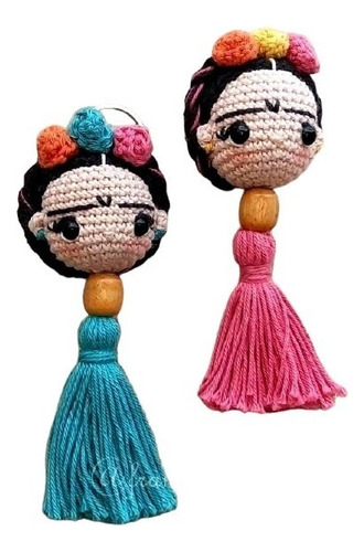 Patrón Llavero Frida Amigurumi Pdf