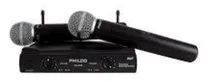Comprar Set Microfonos Inalambricos Uhf Philco Wu-828