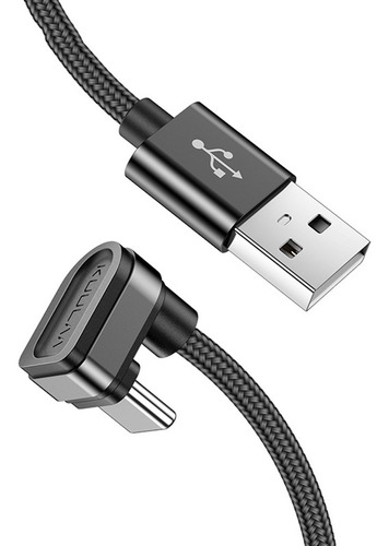 Cable De Cargador Usb Tipo C, En Forma De U De 180 Grados,