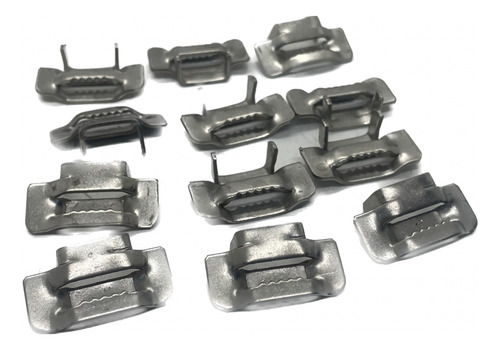 Hebillas Sunchar Mangueras Fleje Inox 13mm 1/2 Cajax100un