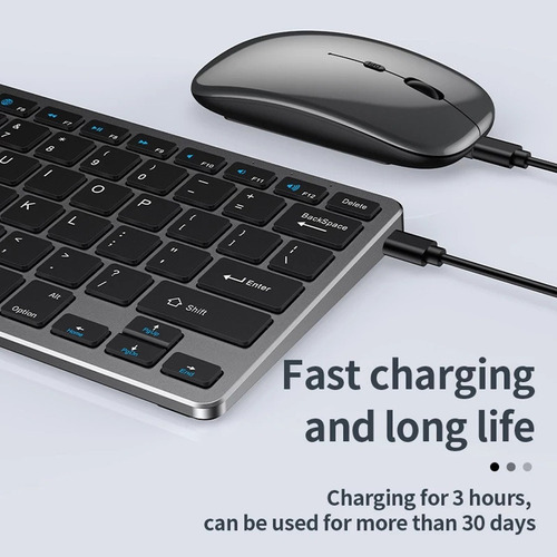 Ultra Slim 2.4ghz Bluetooth Wireless Mouse Keyboard Kit