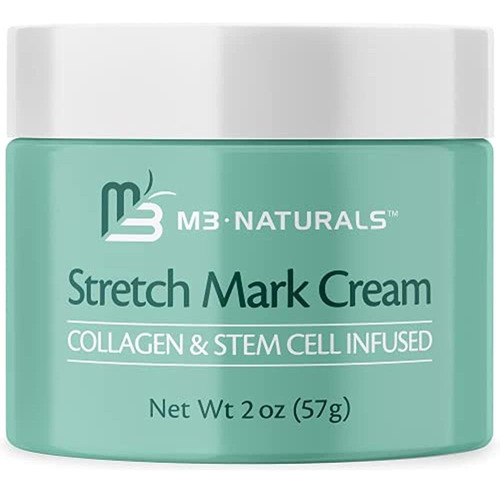 M3 Naturals Stretch Mark Cream For Pregnancy - Colágeno Y St