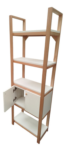 Estantería Librero Organizador Biblioteca Madera C/puertas Miel