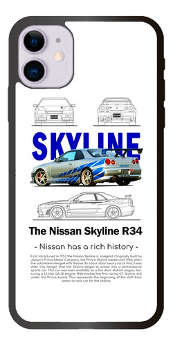 Funda Case Protector Celular - Carro Nissan Skyline R34