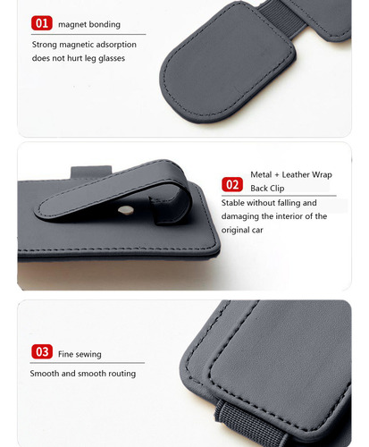 Clips Para Gafas De Coche, Tarjeteros, Soporte Para Gafas De
