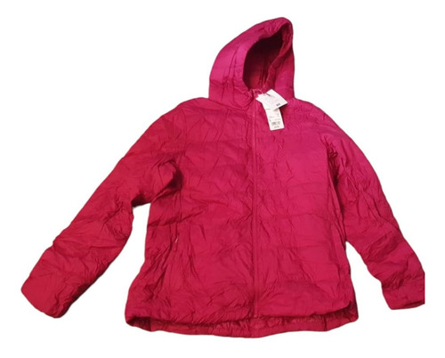 Campera Uniqlo Ultra Light Down Parka Mujer Fucsia Original