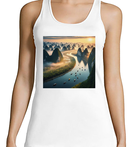 Musculosa Mujer Guilin Paisajes Karsticos Increibles M1