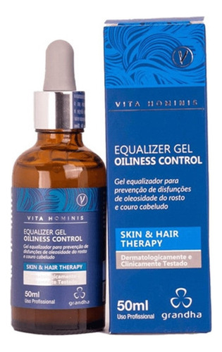 Grandha Vita Hominis Equalizer Gel Oiliness Control Pele Momento De Aplicação Noite Tipo De Pele Oleosa