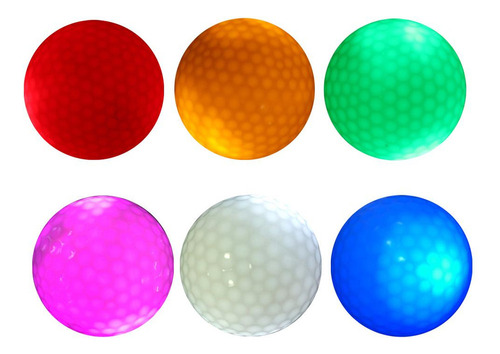 6 Pelotas De Golf Que Brillan Con Partidos De Golf Nocturnos