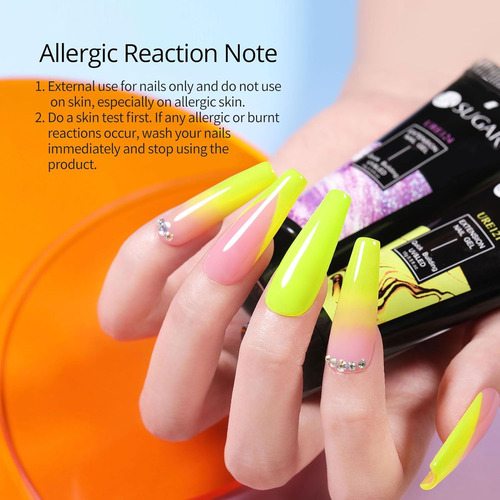 Ur Sugar Juego De Uñas De Gel De Extensión De Poliéster Que