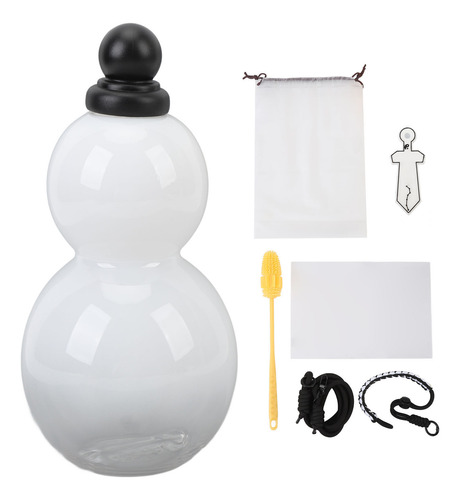 Botella De Agua Gourd Para Beber, 800 Ml, Portátil Para Exte