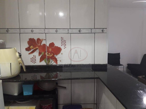 Imagem 14 de 19 de Kitnet Revertido Pra 2 Dormitórios, Na Quadra Da Praia, Com Vaga Coletiva, À Venda, 44 M² Por R$ 260.000 - Ponta Da Praia - Santos/sp - Kn0243