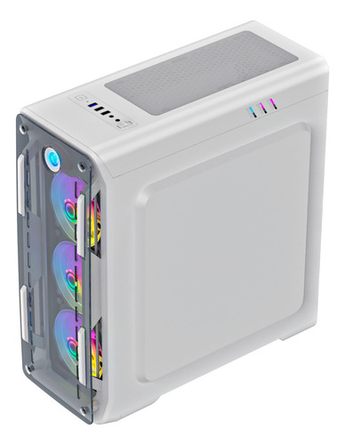 Gabinete Gamer White Argb Optical G510-wt-dbb