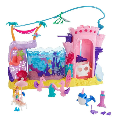 Polly Pocket Set de Juego Aventura en el Mar para niñas de 4 años en adelante
