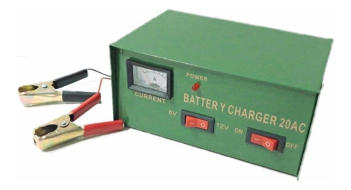 Cargador De Batería 20a / 6v - 12v Para Autos