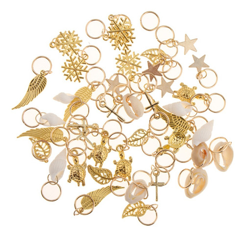 50pcs Anillo Bucle For Cabello Accesorios For Hip Hop