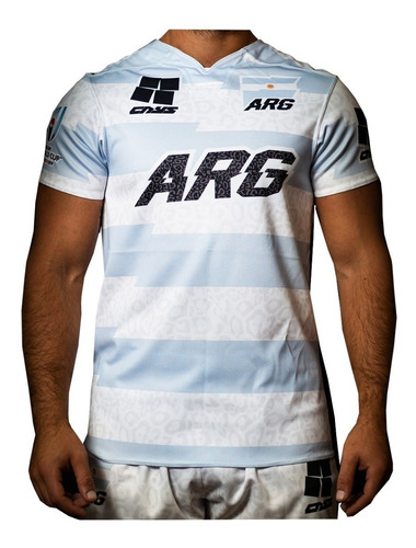 Camiseta Rugby Argentina Cays Antidesgarro Juego Super Rugby