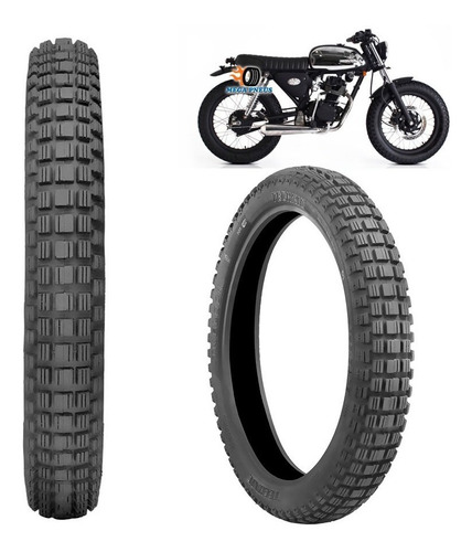 Neumático Trans. Tk Block con cámara 3.00-18 Shineray/Jet/CBX150/200