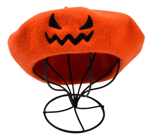 Boina De Calabaza De Halloween, Sombrero Vintage De Artista