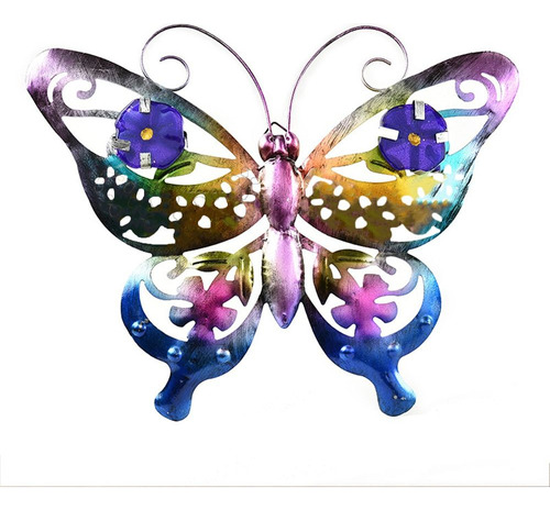 Valla 3d Decorativa De Metal Con Forma De Mariposa Para Pare