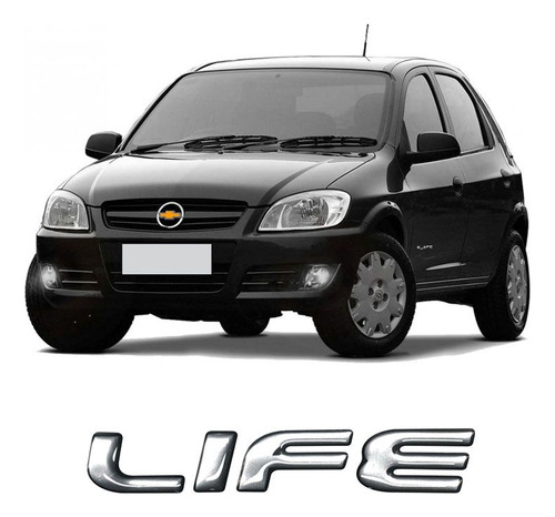 Emblema Life Celta Corsa 07/ Adesivo Modelo Original Cromado