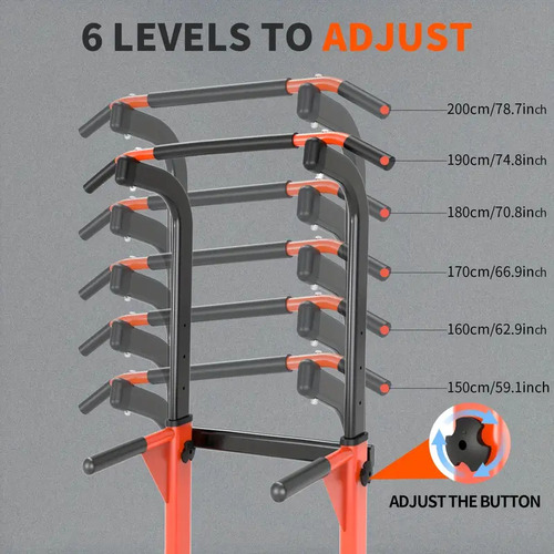 Torre Para Dominadas Ajustable, Fondos, Lagartijas 150kg