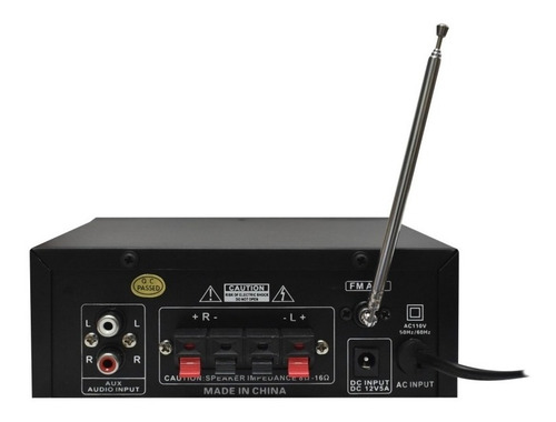 Kit Sonido Musica Ambiental Amplificador + 2 Parlantes Techo