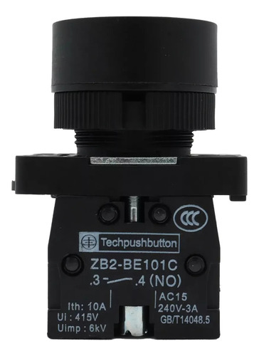 Botón Pulsador Push Button Zb2-be101c No 240v 10a 22mm Verde