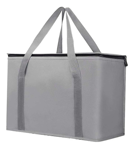 Bolsa Térmica Aislada Bolsa De Almuerzo De Picnic Gris