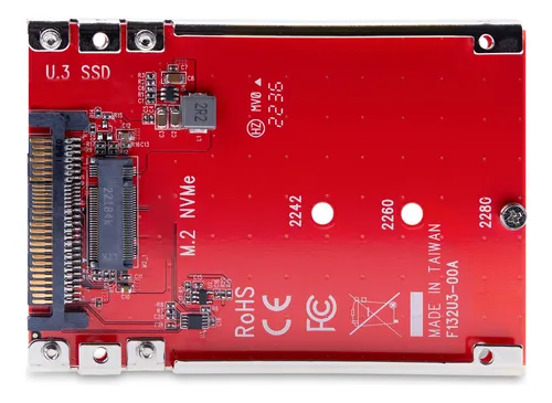 Adaptador Startech.com M.2 A U.3 Para Ssd M.2 Nvme De 2,5 Pu
