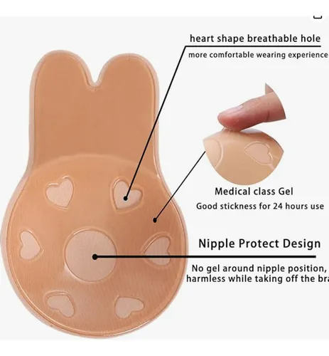 Brasier Adhesivo, Invisible Push Up, Rabbit Realce
