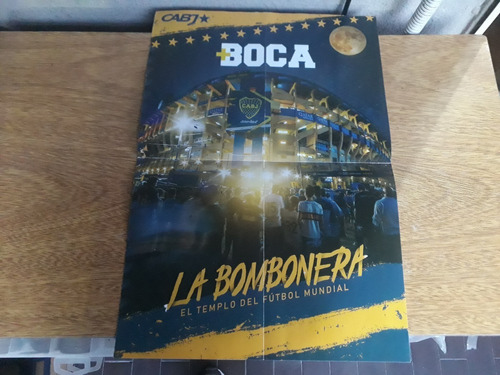 Poster Cabj La Bombonera Templo Del Futbol Mundial Impecable