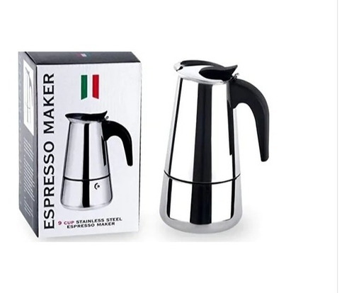 Cafetera Italiana Acero Inoxidable 4 Tazas Cocina Tetera