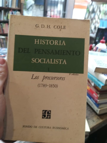 Historia Del Pensamiento Socialista Tomo 1 G.d.h Cole 