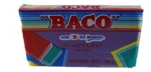 Plastilina Baco Marqueta 180grs Color Lila Pl046 /vc