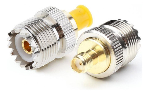 Adaptador Coaxial 2pcs Rf So239 Sma Hembra A Conector De