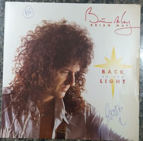 Lp Brian May-back To The Light-1992 Parlophone Com Encarte