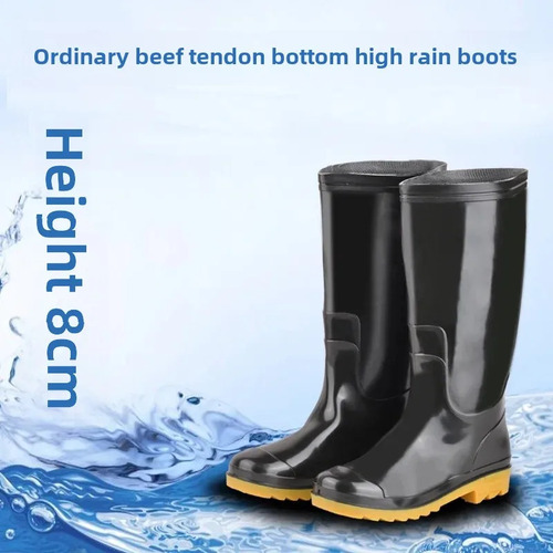Botas De Chuva De Trabalho Impermeáveis De Cano Alto, Antide