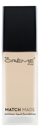 Base de maquillaje líquida The Crème Shop Match made MATCH MADE luminous liquid foundation tono 11 - 30g