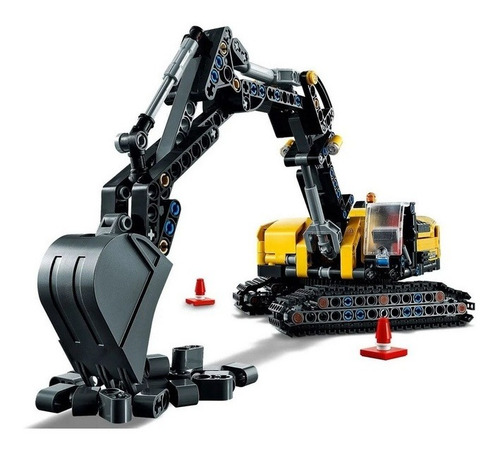 Imagem 4 de 10 de Lego Technic 2 Em 1 - Escavadeira Para Trabalhos Pesados