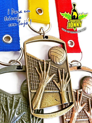Medallas De Voleibol Volleyball 100