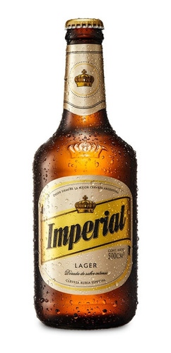 Cerveza Imperial Porron 500cc Lager Rubia Bebidas Botella