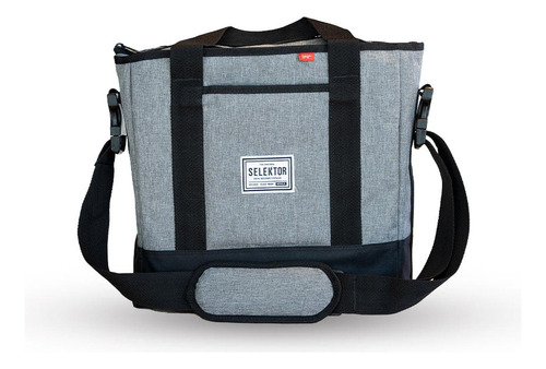 Bolso Messenger Bag X 30 Lp 12  Melee Grey & Black Selektor